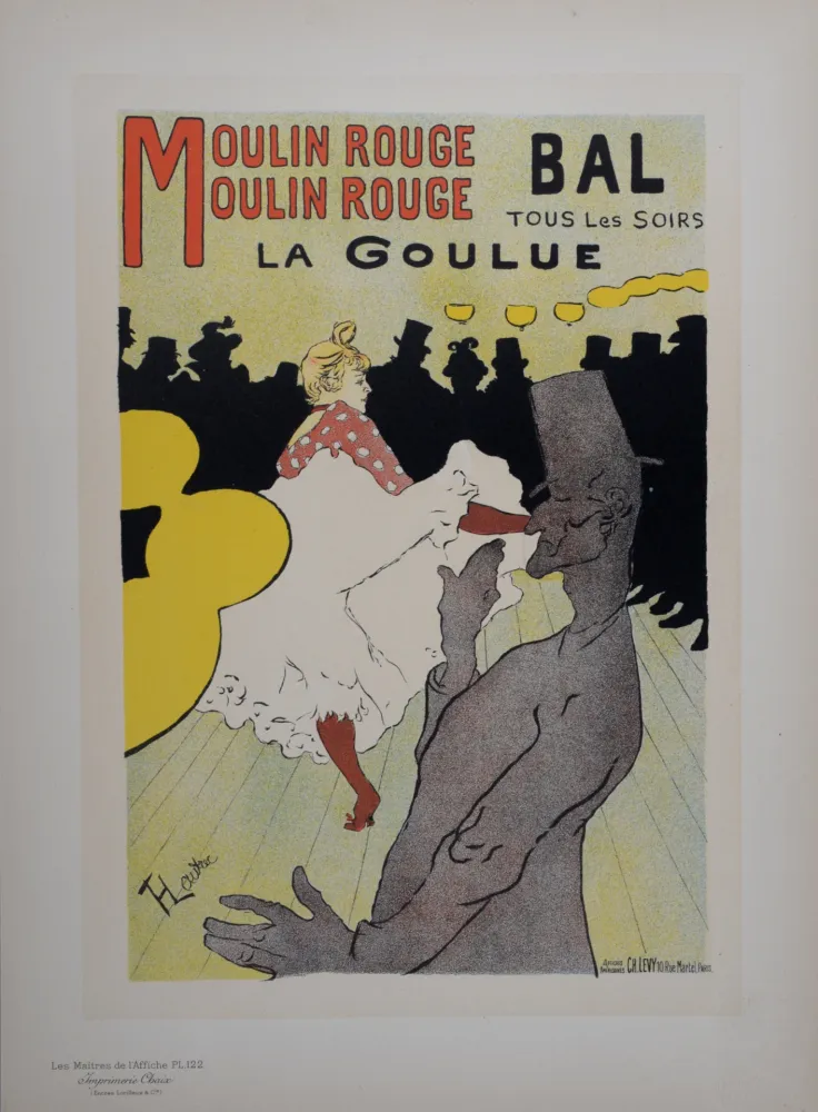 石版画 Toulouse-Lautrec - Moulin Rouge - La Goulue, Les Maitres de L’Affiche, 1898