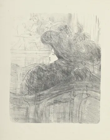 石版画 Toulouse-Lautrec - Portraits d’Acteurs et d’Actrices : Cleo de Merode