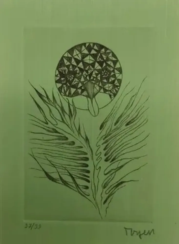 版画 Toyen - Svatokradezny les a jjine texty  - La forêt sacrilège  (1970) 