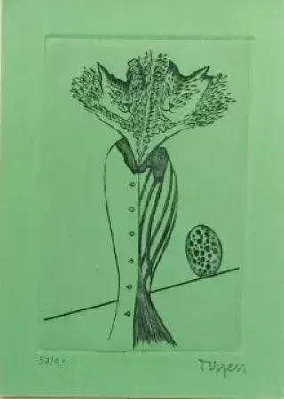干刻版画 Toyen - Svatokradezny les a jjine texty  - La forêt sacrilège  (1970)    