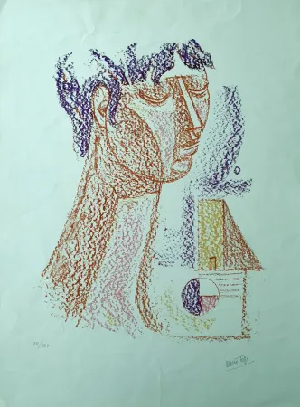 石版画 Tozzi - Figura