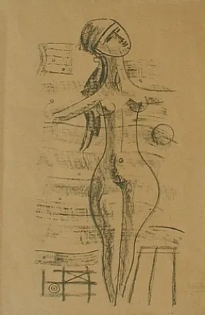 石版画 Tozzi - Figure Poetiche 3, 1968