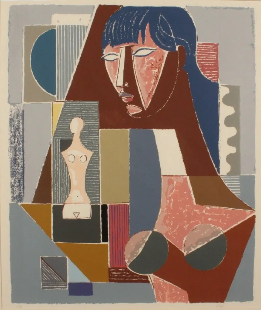 石版画 Tozzi - SENZA TITOLO