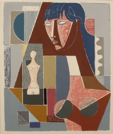 石版画 Tozzi - SENZA TITOLO