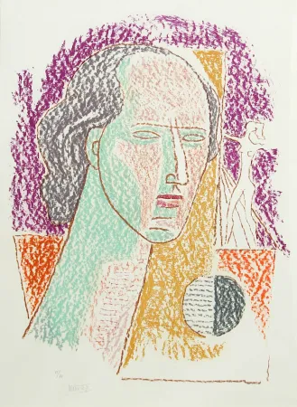 石版画 Tozzi - SENZA TITOLO