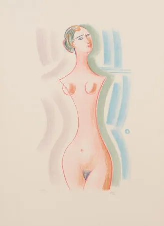 石版画 Tozzi - SENZA TITOLO