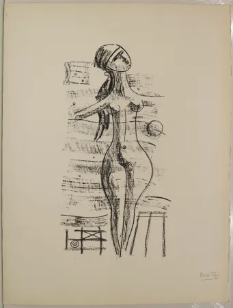 石版画 Tozzi - Senza titolo