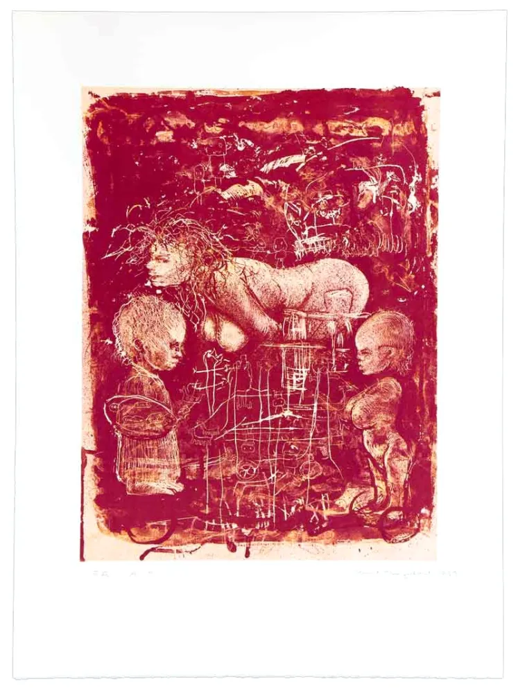 石版画 Trampedach - Sans titre