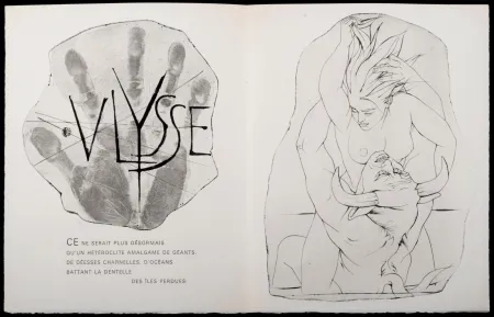 版画 Trémois - (& Jean Giono) - Naissance de l'Odyssée, 1966 - Full book!