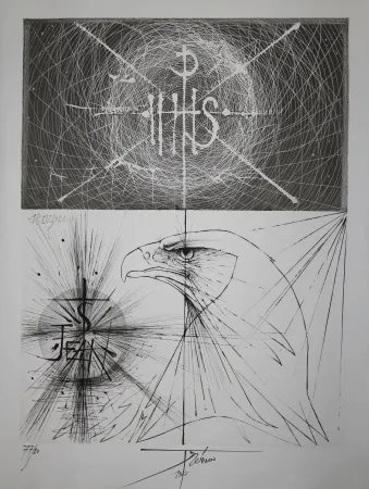 版画 Trémois - L'Aigle de la St Jean / The Eagle of the St John