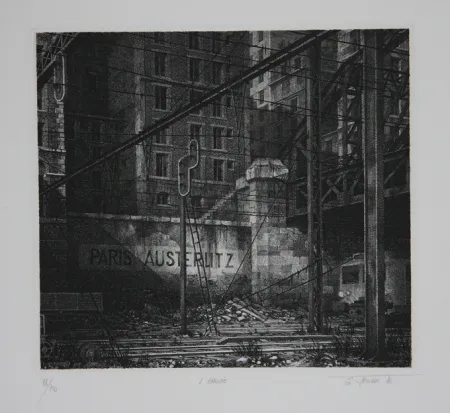 版画 Trignac - L'arrivée