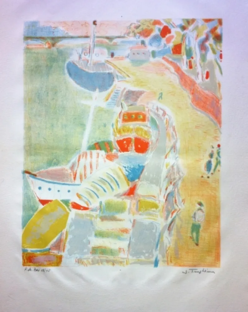 石版画 Truphemus - Sans titre