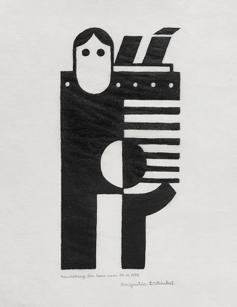 油毡版画 Tschinkel - Emigrant