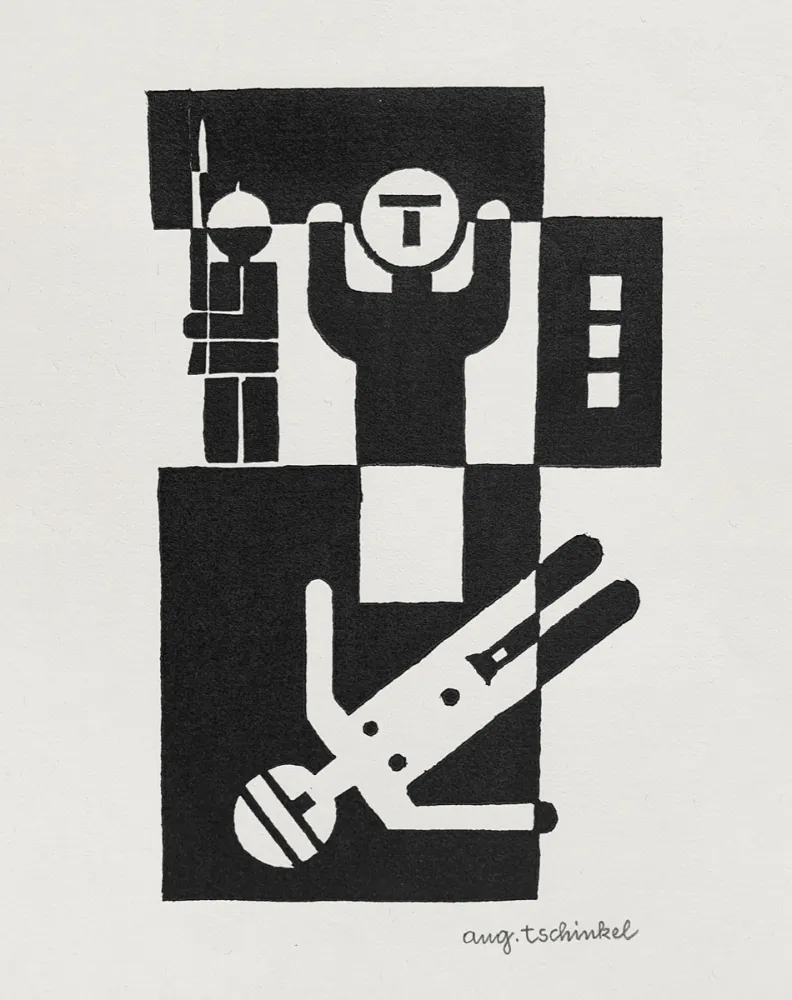 油毡版画 Tschinkel - Vollstrecker (Executor)