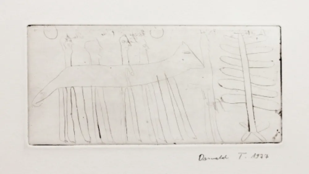 版画 Tschirtner - Hase (Hare)