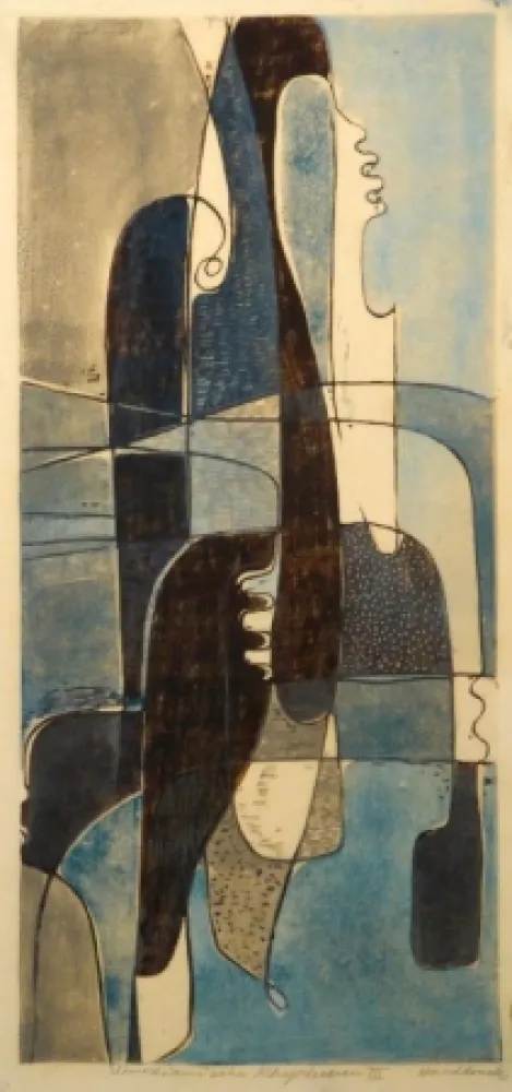 油毡版画 Tschudi - Venezianische Rhythmen III