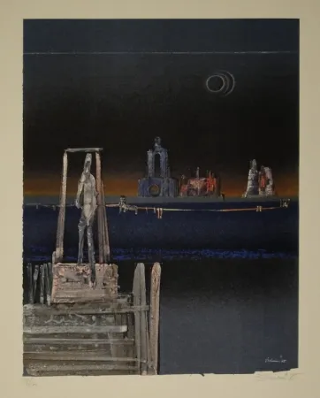 石版画 Tschumi - Untitled