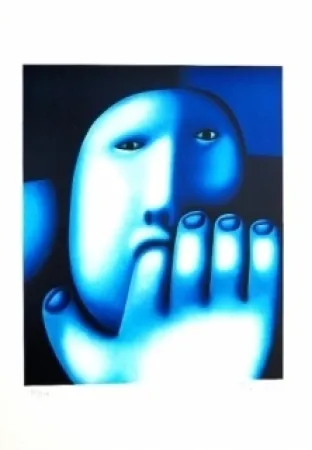 丝网印刷 Tselkov - Sans titre