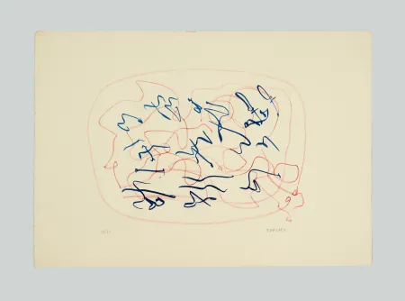 石版画 Turcato - Composizione