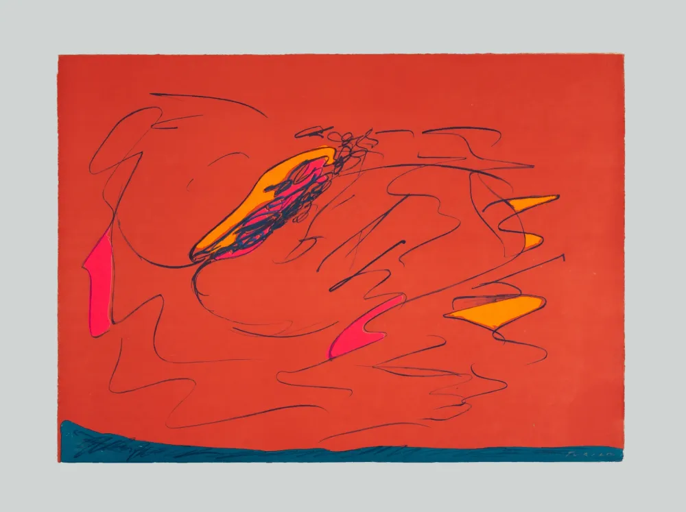 石版画 Turcato - Composizione