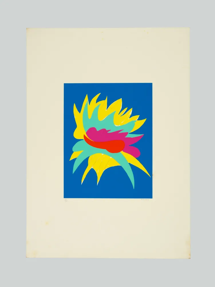 石版画 Turcato - Composizione