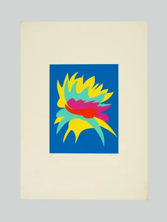 石版画 Turcato - Composizione