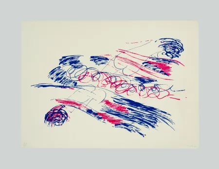 石版画 Turcato - Composizione