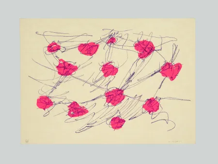 石版画 Turcato - Composizione