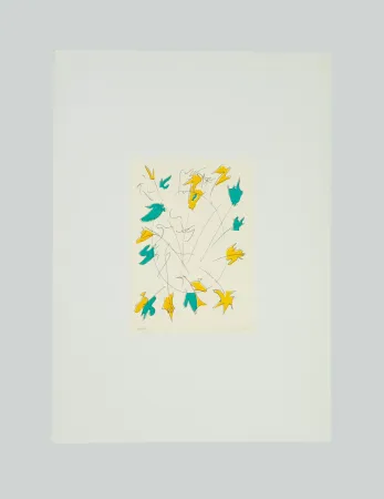 石版画 Turcato - Composizione