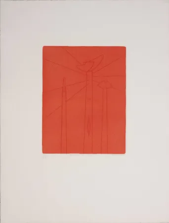 蚀刻版画 Turcato - La libertà incatenata