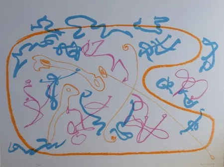 石版画 Turcato - Senza titolo