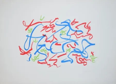 石版画 Turcato - Senza titolo