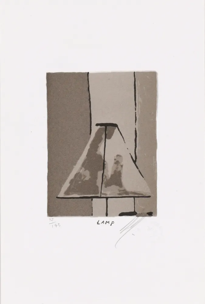 石版画 Tuymans - Lamp