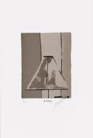 石版画 Tuymans - Lamp