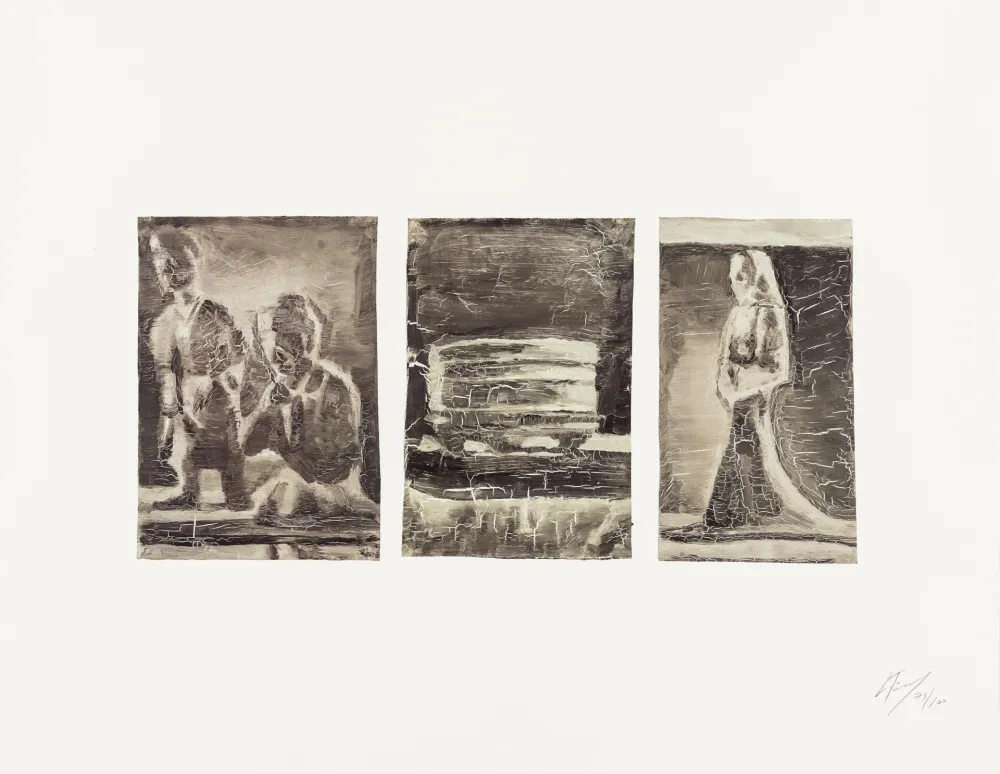 胶版印刷 Tuymans - Untitled (Triptych)