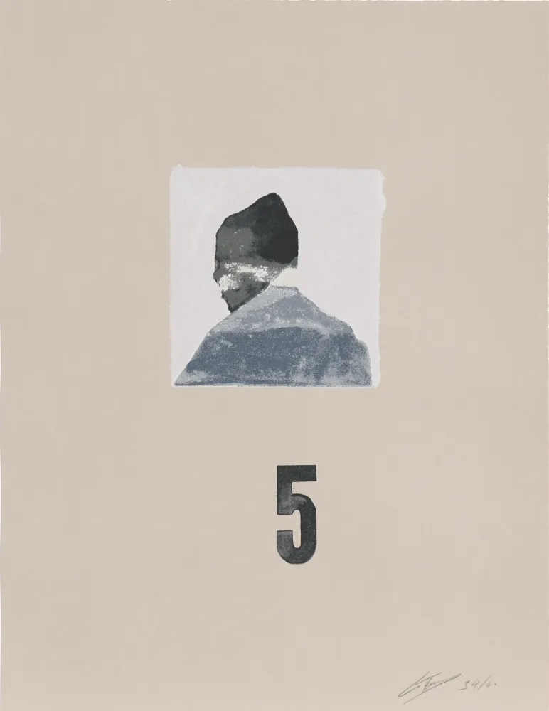 丝网印刷 Tuymans - Zelfportret (1982)