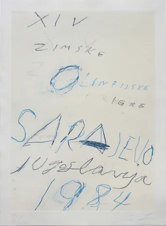 石版画 Twombly - Untitled