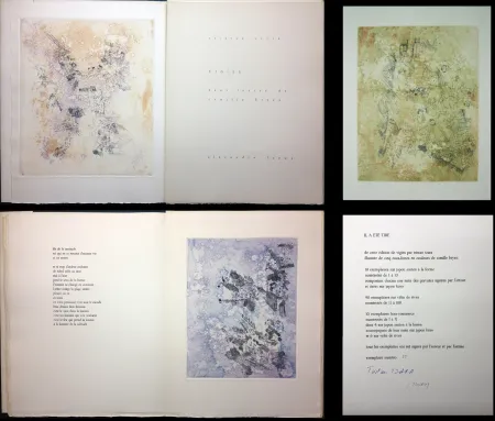 插图书 Tzara - VIGIES. 5 eaux-fortes de Camille Bryen (1962).