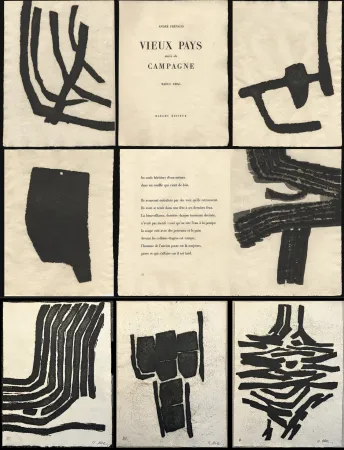 插图书 Ubac - André Frénaud. VIEUX PAYS. Avec suite signée et gravures refusées (1967)