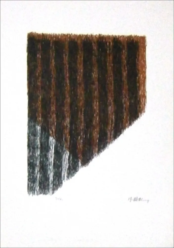 石版画 Ubac - Bout du champ