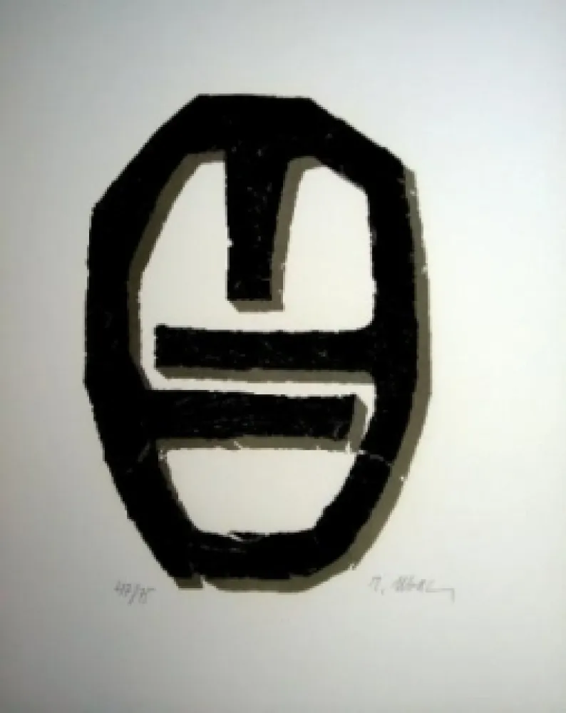 石版画 Ubac - Empreinte