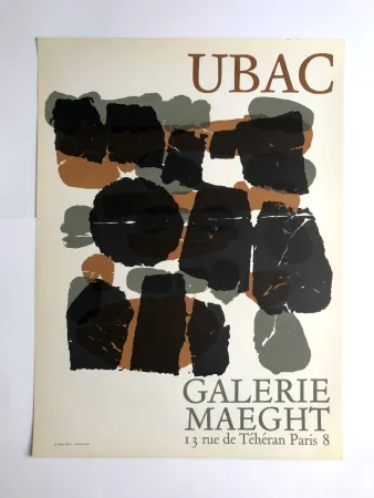 海报 Ubac - Galerie Maeght