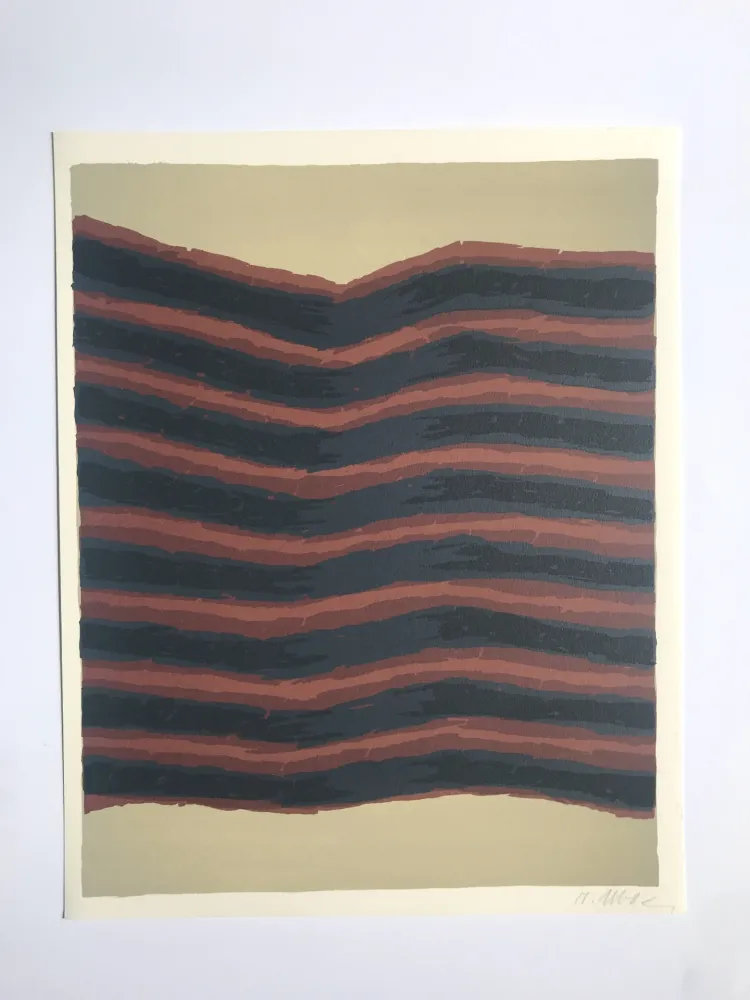 石版画 Ubac - Galeries (La terre IV)