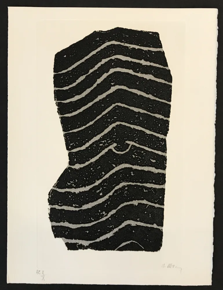 版画 Ubac - Le Filet d'Eau (Paroles Peintes)