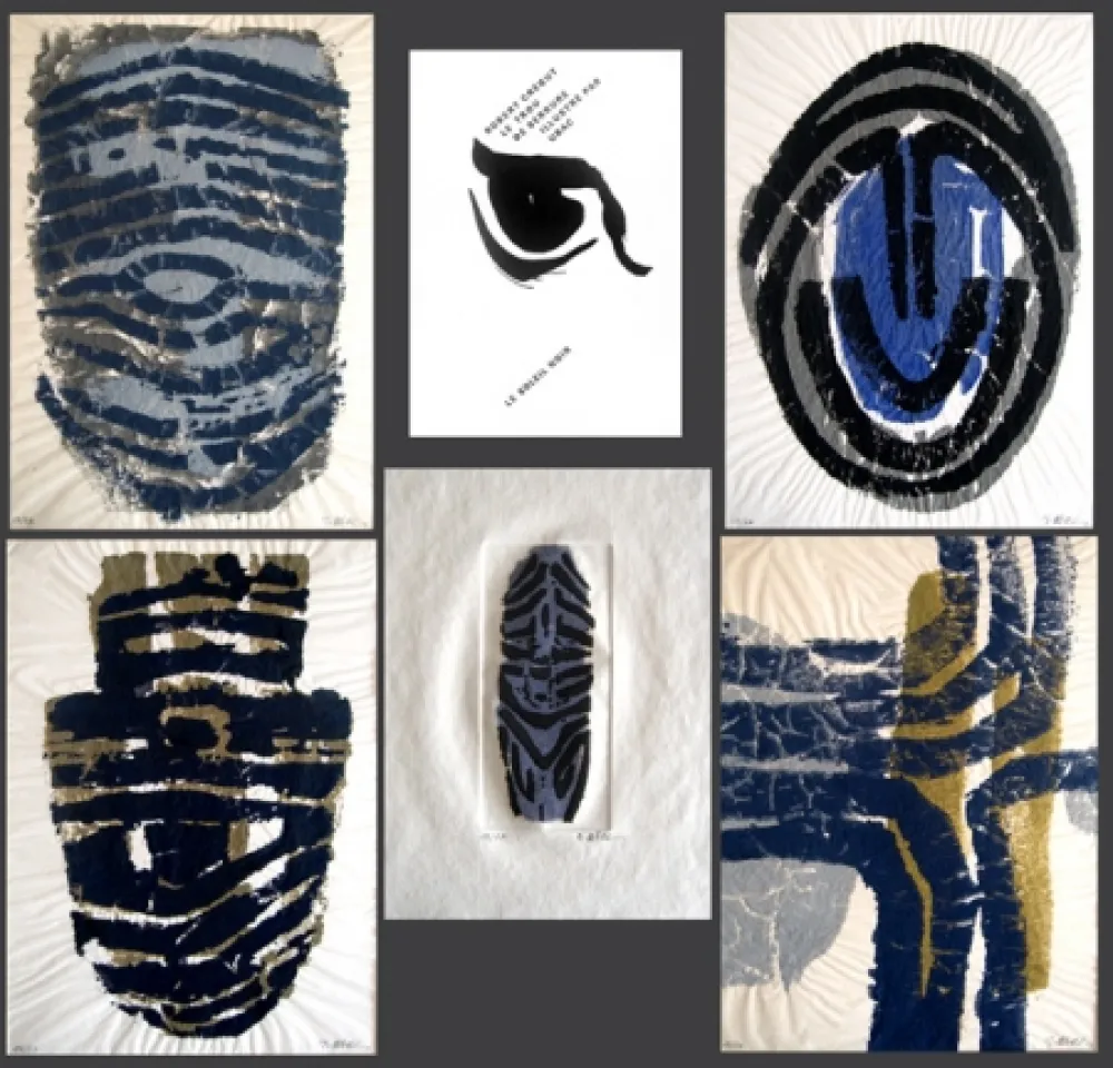 版画 Ubac - Le trou de serrure