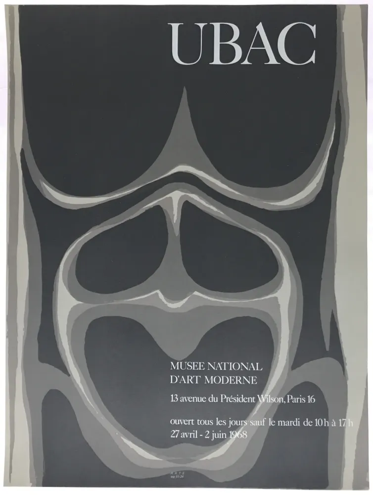海报 Ubac - Musée National d'Art Moderne