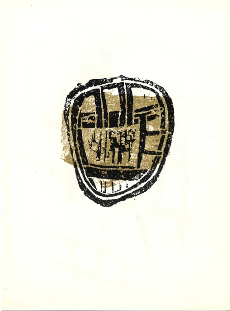 石版画 Ubac - Old man's poems