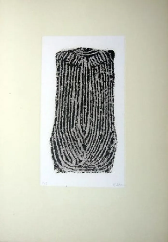 蚀刻版画 Ubac - Planche de la suite proximité du murmure