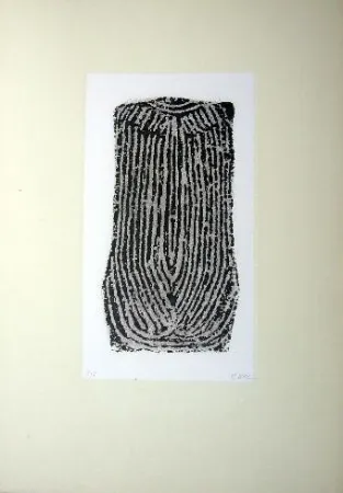 蚀刻版画 Ubac - Planche de la suite proximité du murmure