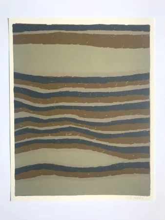 石版画 Ubac - Routes (la Terre III)